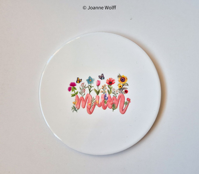 Ceramic Mum Coaster 