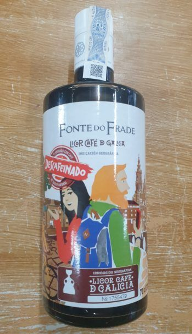 Licor Café Descafeinado FONTE DO FRADE 70 cls