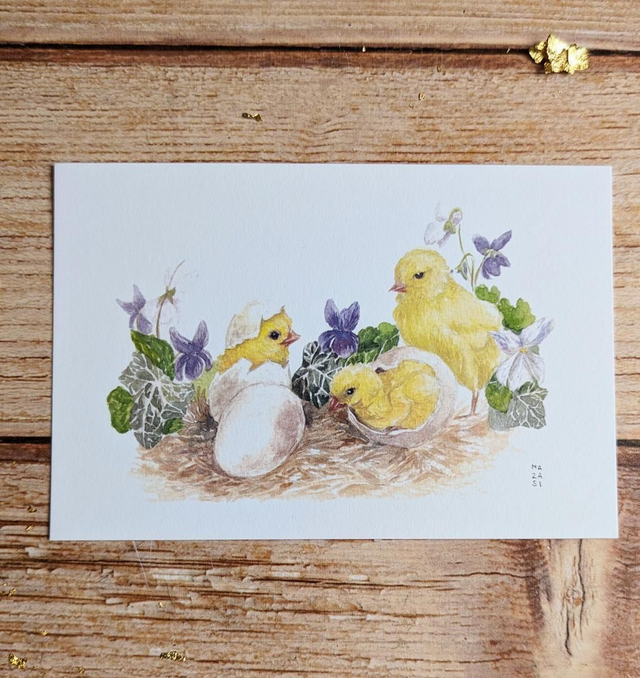 Trois petits poussins 