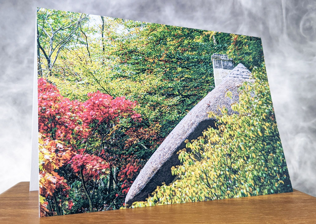 Thatched Cottage Blank Card
