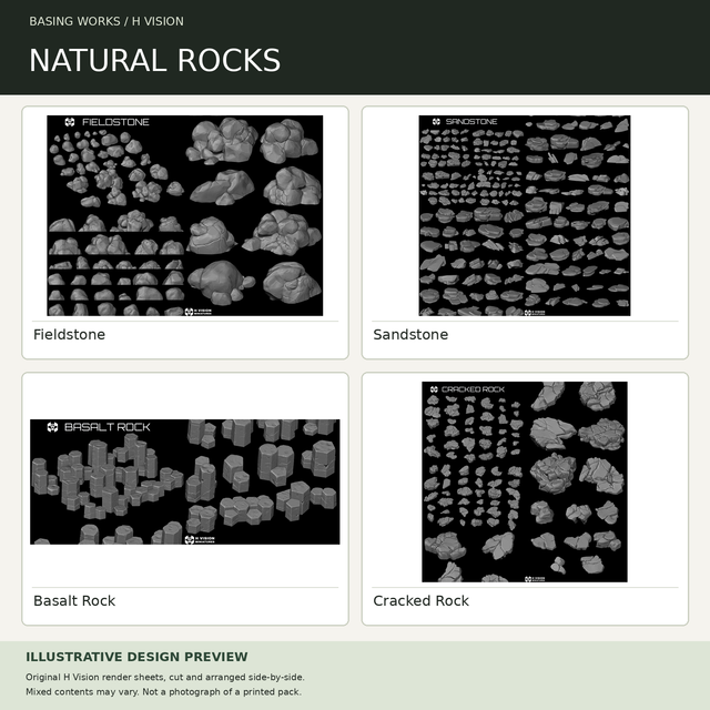 H Vision - Natural Rocks