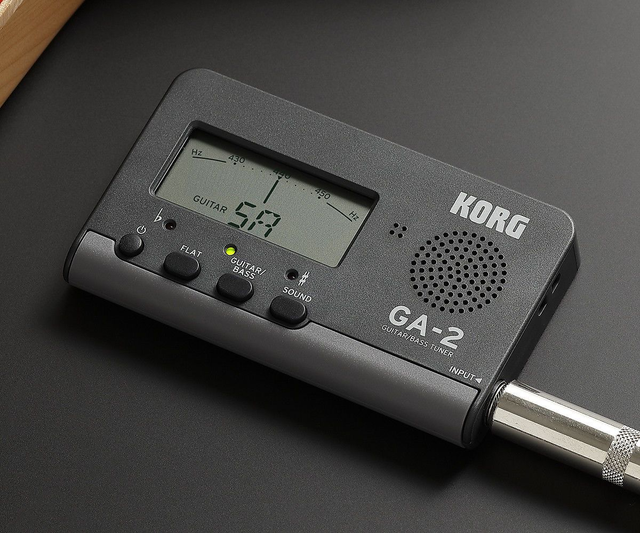 Korg GA-2 Handheld Guitar And Bass Tuner Black