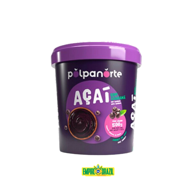 Açaí com Guaraná / Acai with Guarana POLPANORTE 500g