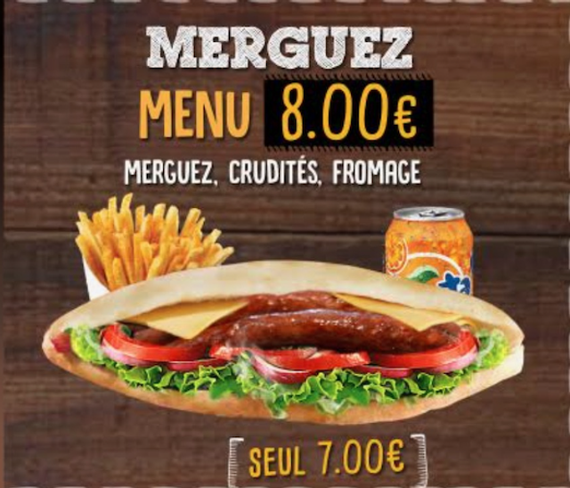 MENU MERGUEZ