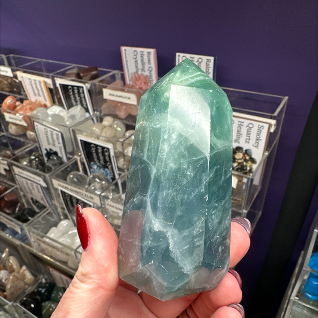 Blue Fluorite Tower 