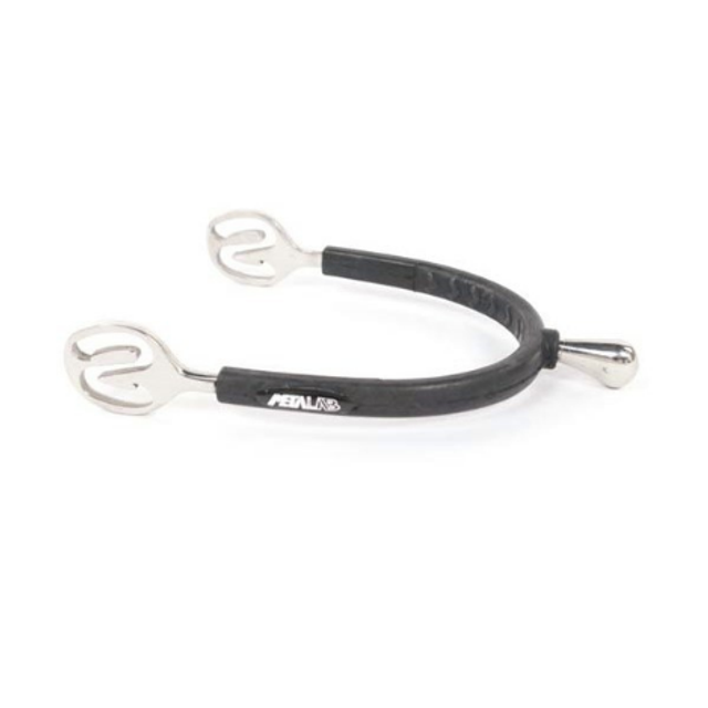 Éperons METALAB bouts ronds gainés