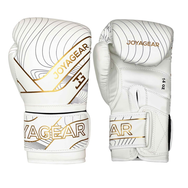 Joya ESSENTIAL Kickboxing Gloves - White/Gold