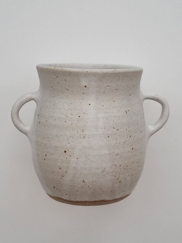 Speckled Cream Ceramic Small Vase