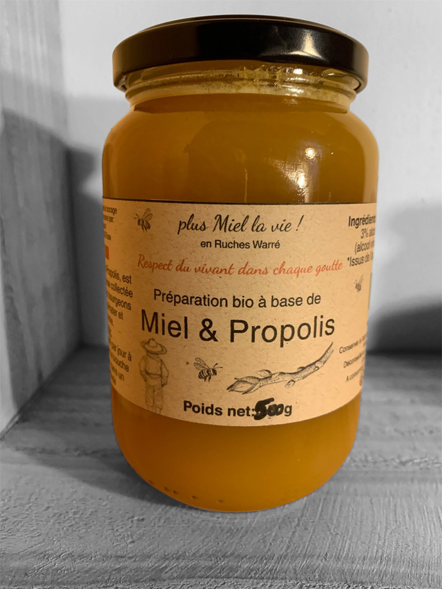 Miel et Propolis (préparation à base de)