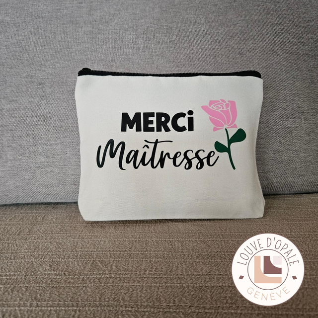 Pochette - Merci Maîtresse rose