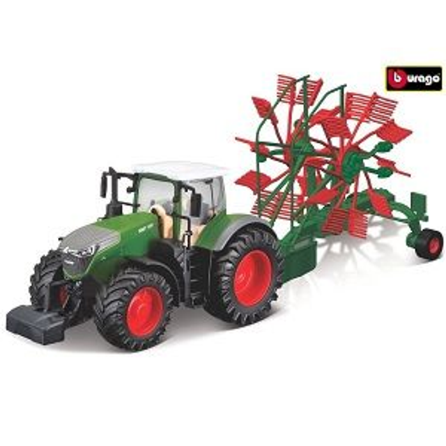 Bburago 18.31665 Fendt avec andaineur 
