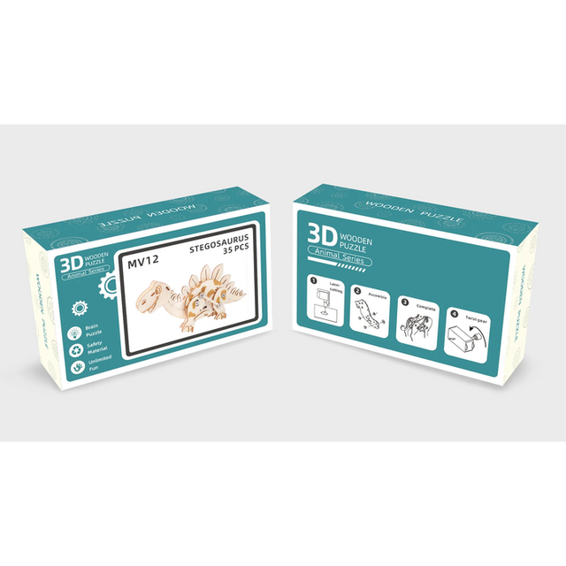 251048 bouwpakket opwindbare Stegasaurus