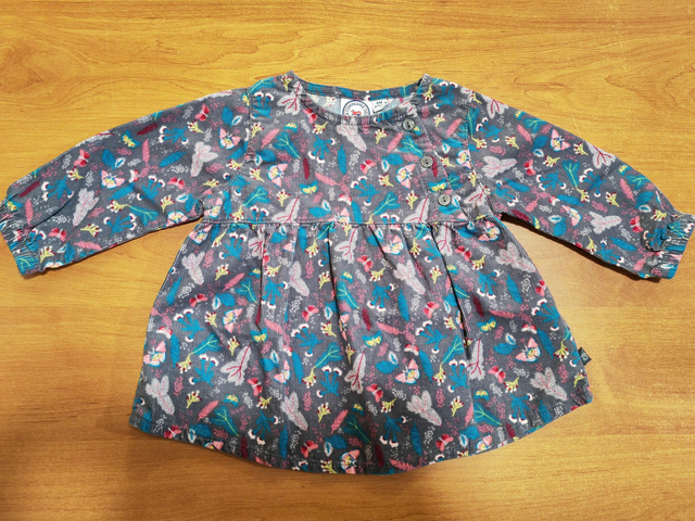 Blouse velours en 6 mois