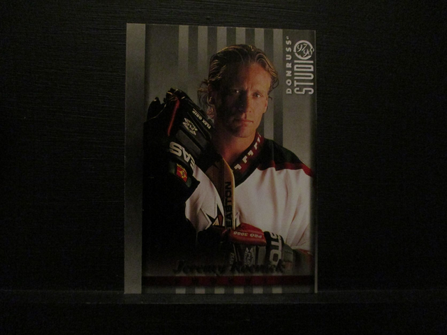 Jeremy Roenick - NFL 1997 Donruss Studio Ice Hockey Original Trading Card #40