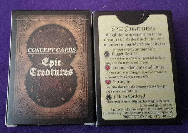 Epic Creatures (Fantasy Concept Cards)