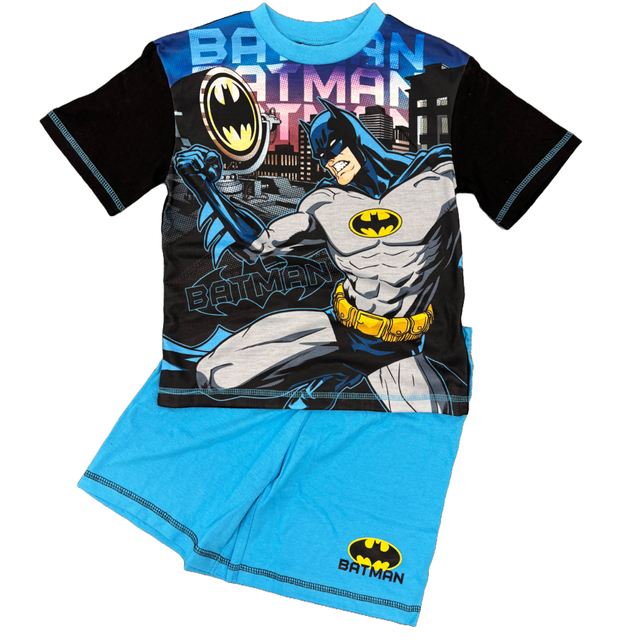 Boys Batman Shorts Pyjamas 5-10 Years