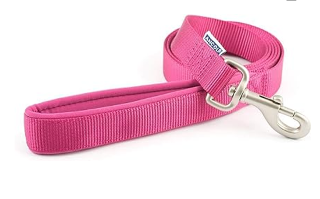Ancol Viva Padded Dog Lead Pink