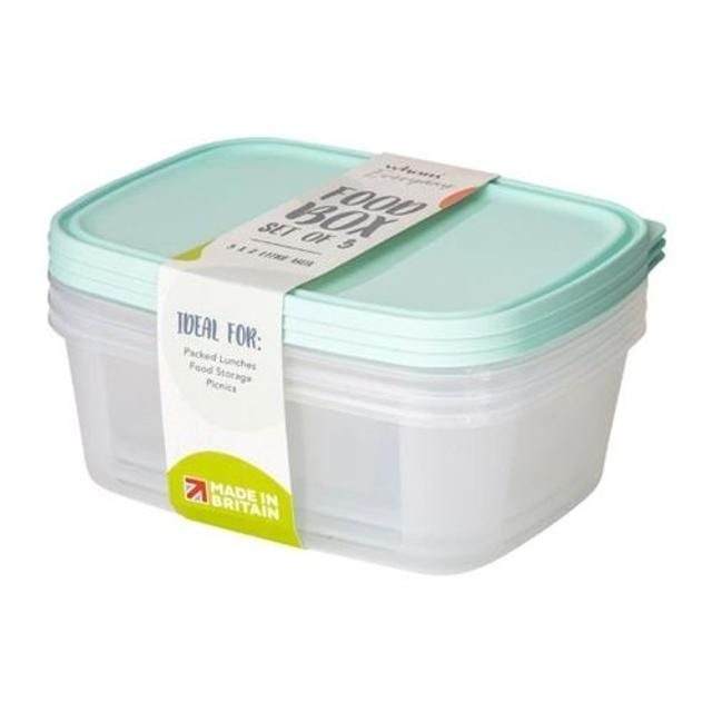 Wham Everyday Clear Food Boxes Set 3