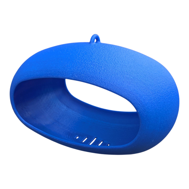 Mangeoire à oiseaux de la nature à suspendre de forme ovale