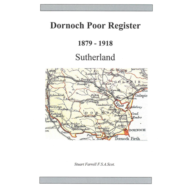 Dornoch, Sutherland Poor Register 1879-1918