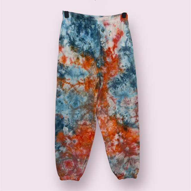 Orange Tiedye joggers