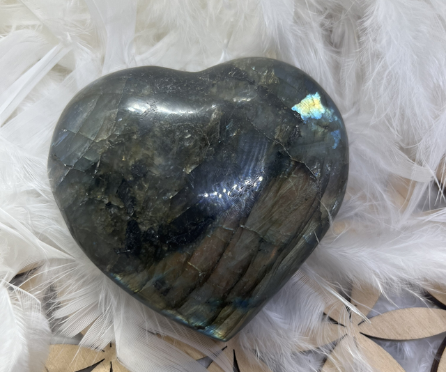 Cœur Labradorite 228gr