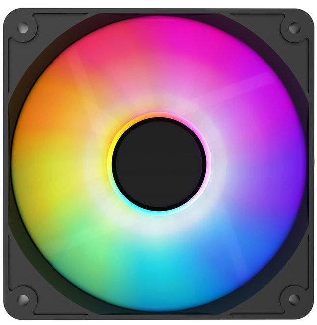 CiT Halo 120mm Infinity ARGB Black 4pin PWM PC Cooling Fan