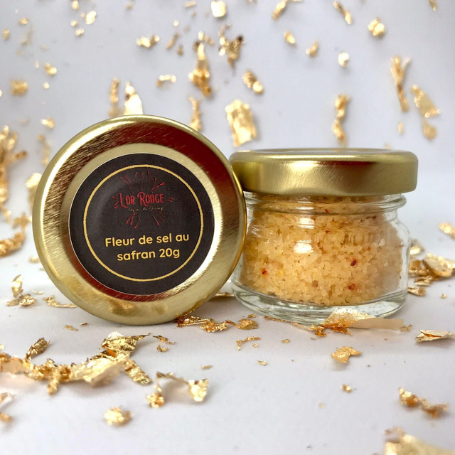 Fleur de sel de Guérande au safran 