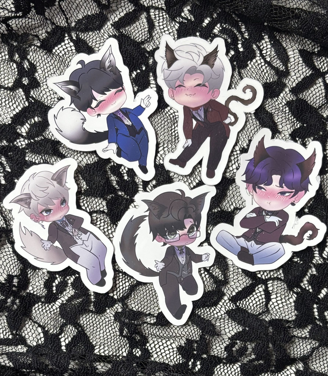 Love and Deepspace Cat Boy Stickers