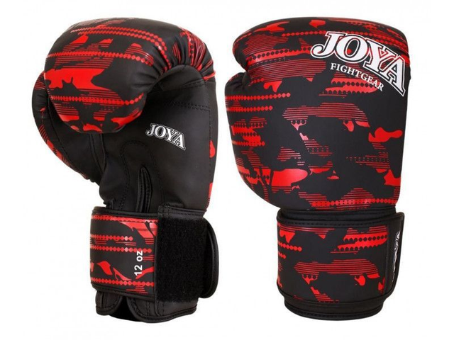 Joya Kinder Camo V2 (Kick) Bokshandschoenen - Rood
