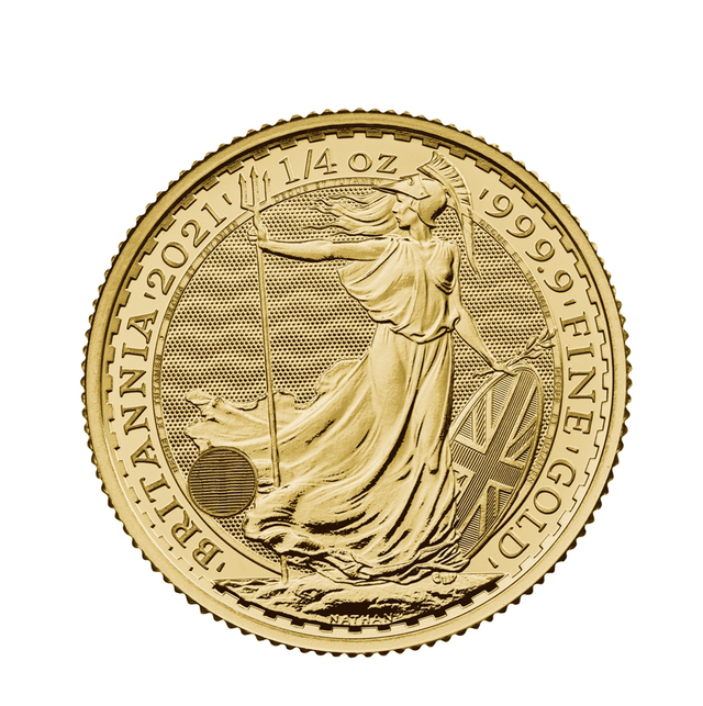 UK 1/4 oz gold Britannia