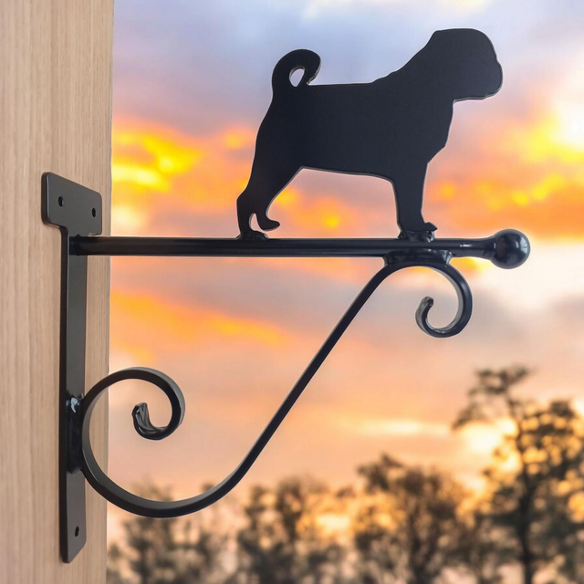 Pug Hanging Basket Bracket