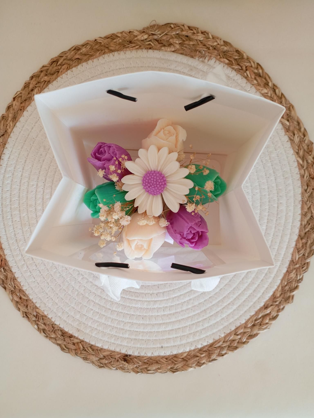 Mini Bouquet Éternel "Douceur printanière"