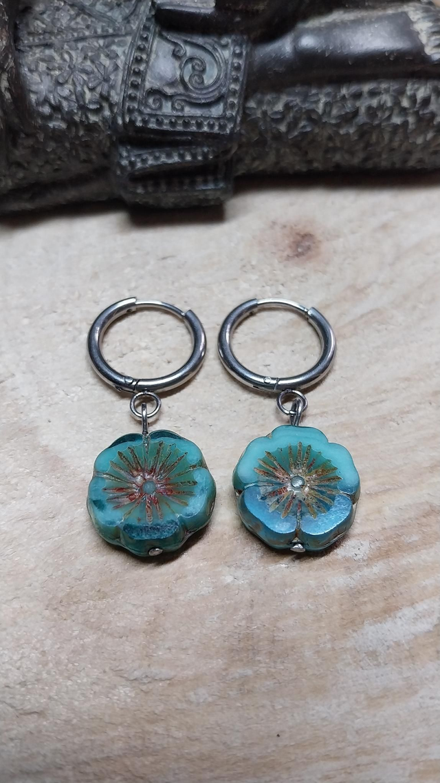 Boucles d'oreilles "Fleur"