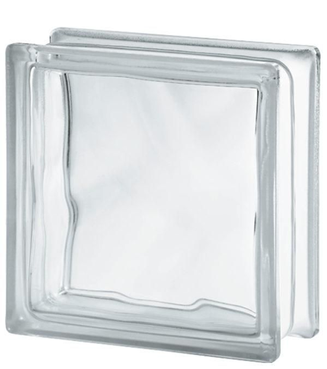 Clear Wave Glass Block 1919/8 