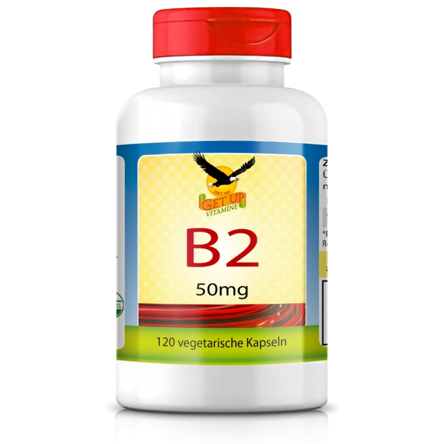 Get UP - Vitamin B2 50mg, 120 Kapseln