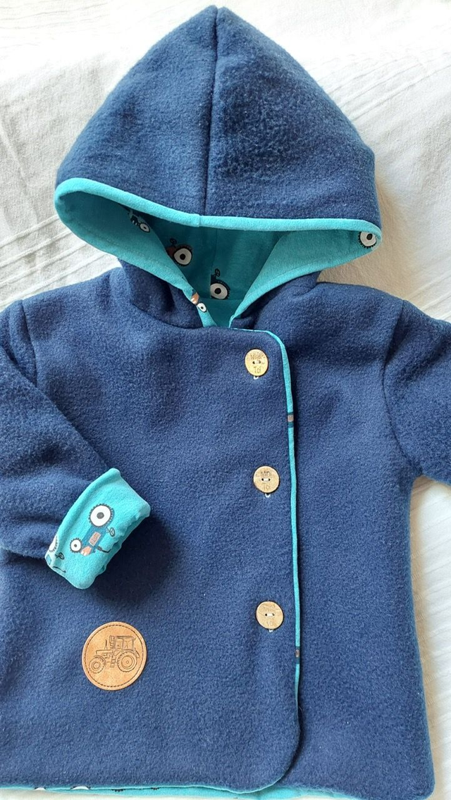 Veste polaire 80/86 &quot; Mon tracteur&quot;