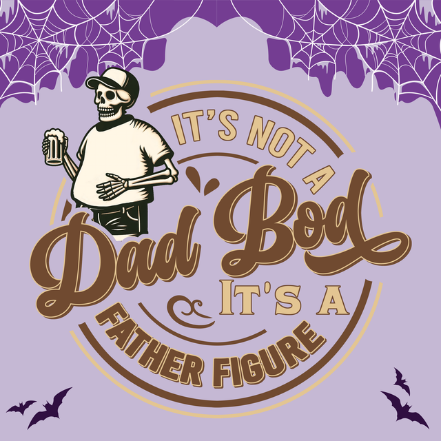 Not a Dad Bod, its a Father Figure | Keyring, Pin or Phone Grip | 222