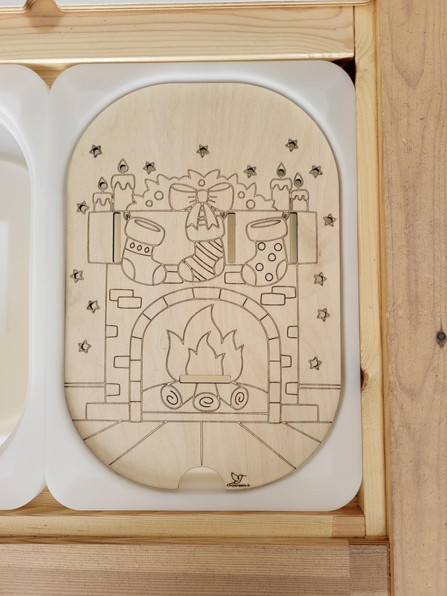 La cheminée de Noël 