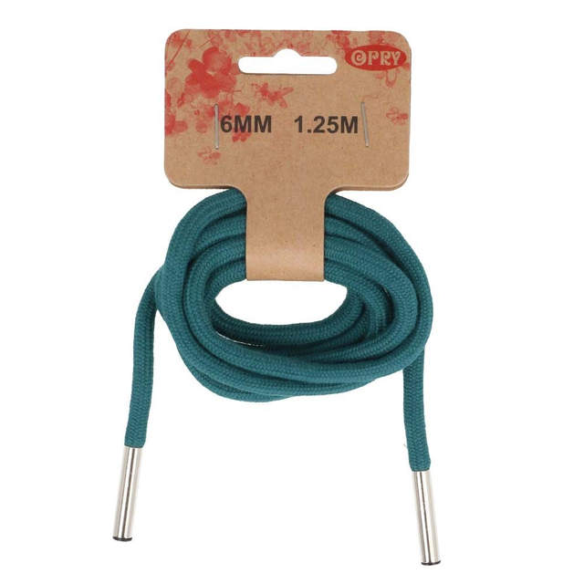 Hoodie koord met koordeinden 6mm 1.25m (292)