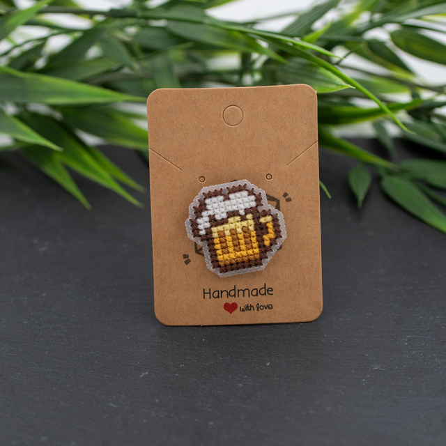 Beer - Cross stitch pins