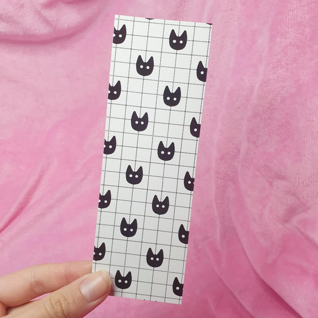 Chic Cat Pattern Bookmark