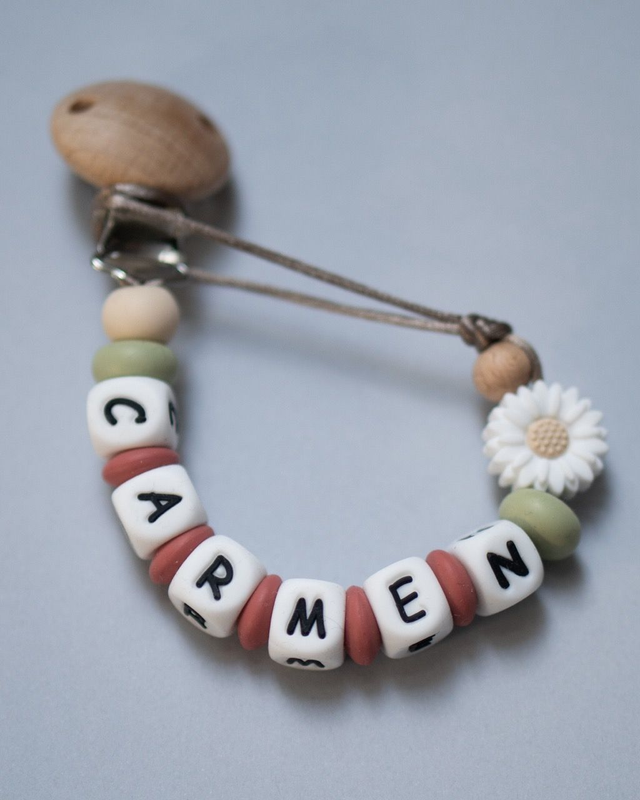 Chupetero MARGARITA | Con nombre PERSONALIZADO