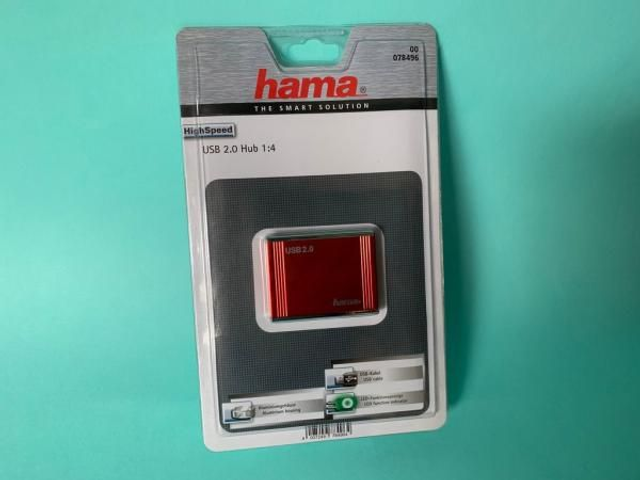 HAMA USB 2.0 Hub Alu