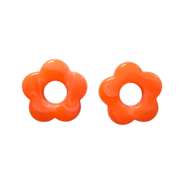 Fleurs en résine acrylique pour boucles d'oreilles fleurs personnalisable