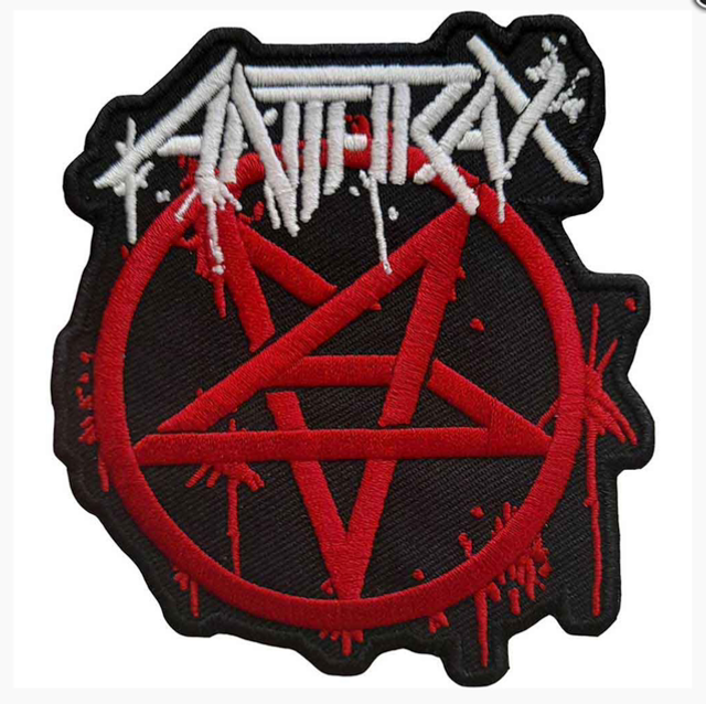 ANTHRAX STANDARD PATCH: PENT LOGO
