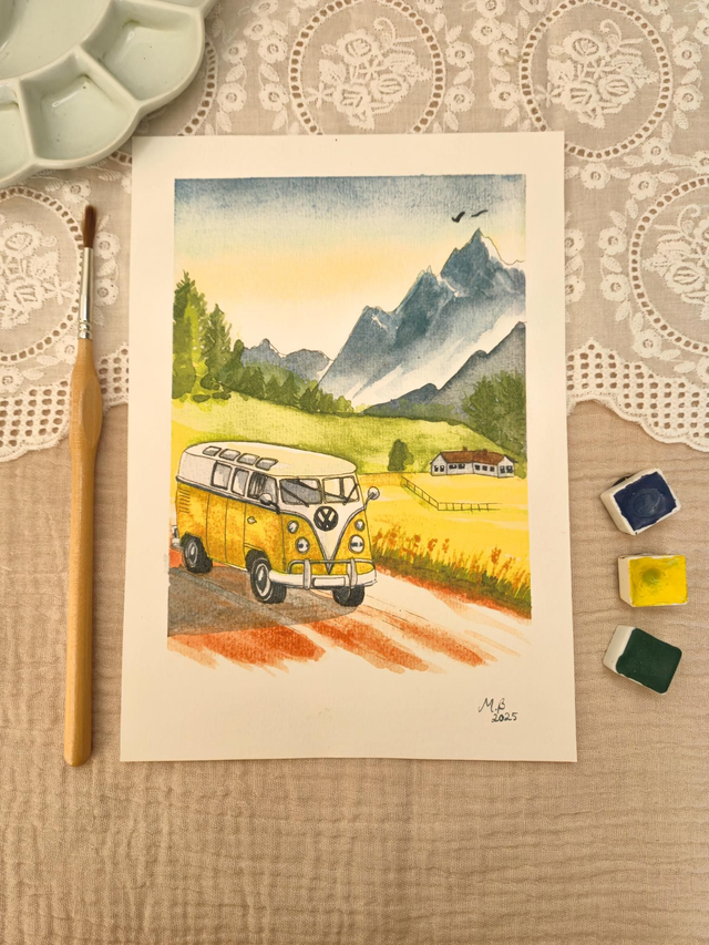 Affiche "Van Wolkswagen"