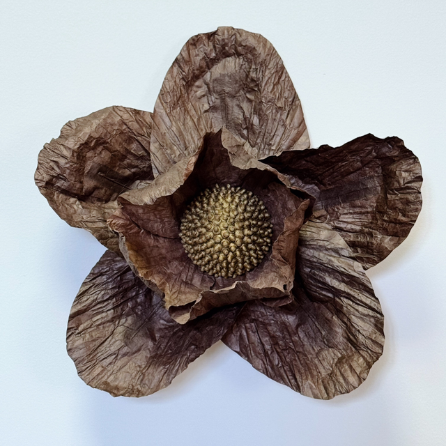 Fleur Géante taille S Marron Chocolat