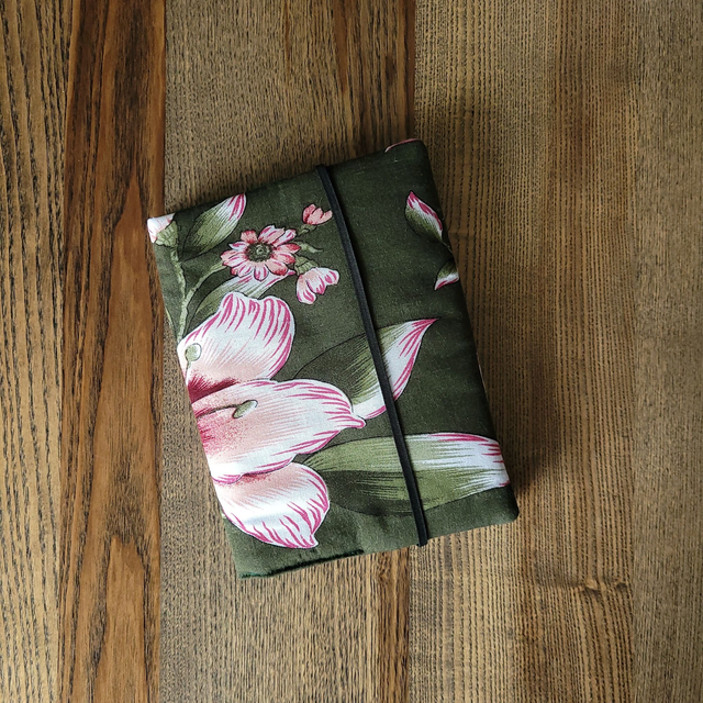 Protège livre amovible M - Fleurs