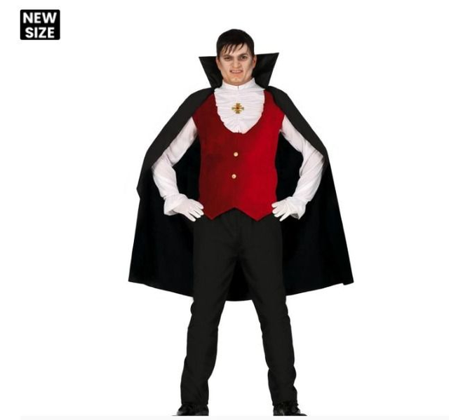 Carnevale , 88313 CONTE VAMPIRO,  tg 48/50 adulto